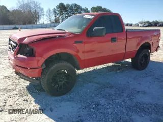 2005 Ford F-150 XL with VIN 1FTRF12215NB60036, listed as a Copart auction lot 47165815 with 230,981 mi miles and Salvage Title. Bid and sale history available at carsss.com. Image 1.