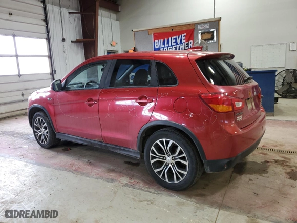 2017 Mitsubishi Outlander Sport SE 2.4 with VIN JA4AR3AW5HZ024181, listed as a Copart auction lot 46471635 with 91,879 mi miles and Salvage Title. Bid and sale history available at carsss.com. Image 2.