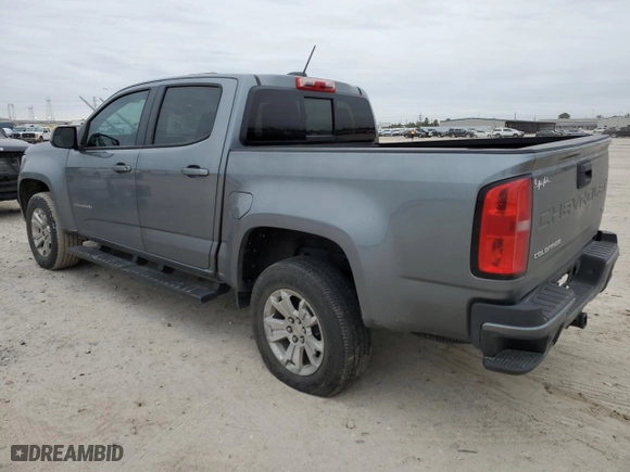 2022 Chevrolet Colorado 2WD LT with VIN 1GCGSCEN6N1169634, listed as a Copart auction lot 89356825 with 44,409 mi miles and Salvage Title. Bid and sale history available at carsss.com. Image 2.