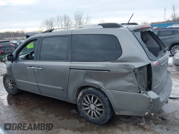 2011 Kia Sedona EX with VIN KNDMH4C74B6374945, listed as a IAAI auction lot 41603400 with 195,848 mi miles. Bid and sale history available at carsss.com. Image 14.