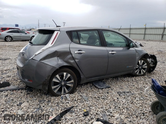 2015 Nissan LEAF SV with VIN 1N4AZ0CP6FC332833, listed as a Copart auction lot 64674203 with 67,873 mi miles and . Bid and sale history available at DreamBid. Image 3.