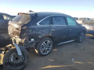 2018 Acura MDX Advance with VIN 5J8YD4H87JL009014, listed as a Copart auction lot 82551104 with 76,966 mi miles and Salvage Title. Bid and sale history available at carsss.com. Image 3.