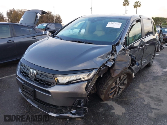 2025 Honda Odyssey EX-L with VIN 5FNRL6H64SB038684, listed as a IAAI auction lot 41911992 with Not Provided miles and . Bid and sale history available at DreamBid. Image 17.