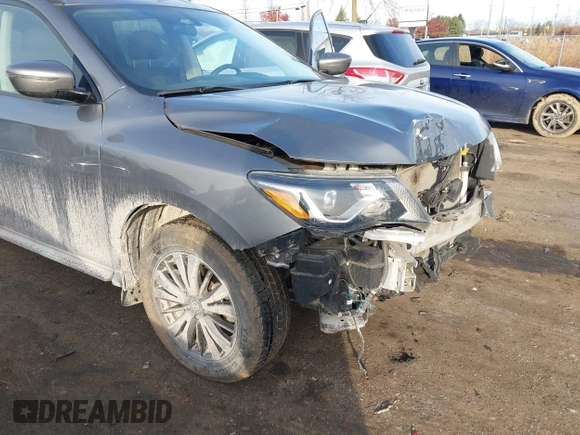 2018 Nissan Pathfinder SL with VIN 5N1DR2MM7JC626401, listed as a IAAI auction lot 40964722 with 89,557 mi miles and . Bid and sale history available at DreamBid. Image 6.