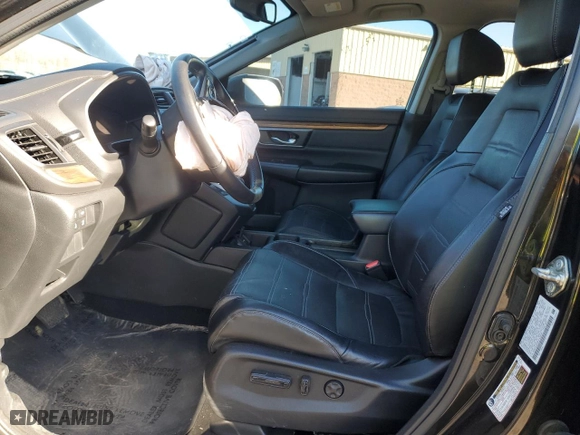 2017 Honda CR-V Touring with VIN 2HKRW2H95HH630048, listed as a Copart auction lot 46582815 with 0 mi miles and Salvage Title. Bid and sale history available at carsss.com. Image 7.
