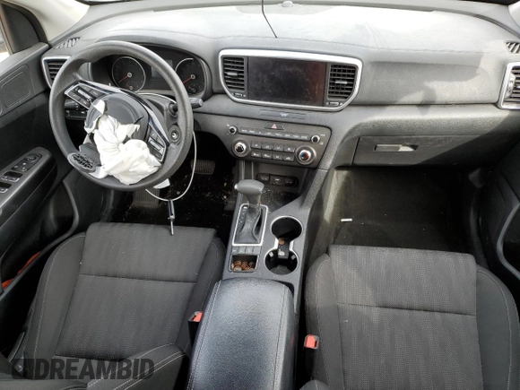 2021 Kia Sportage LX with VIN KNDPMCAC0M7876075, listed as a Copart auction lot 50161285 with Not Provided miles and Salvage Title. Bid and sale history available at carsss.com. Image 8.