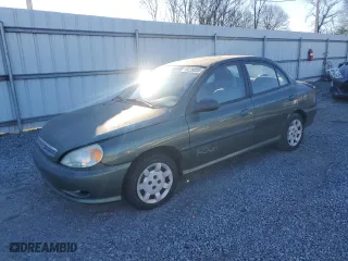 2002 Kia Rio with VIN KNADC123226128937, listed as a Copart auction lot 89225035 with 218,436 mi miles and Non Repairable. Bid and sale history available at carsss.com. Image 1.