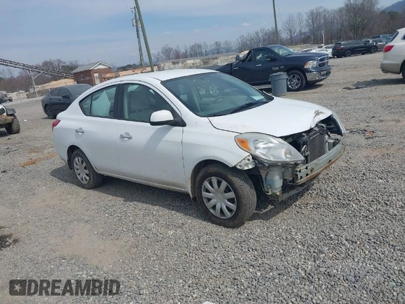 2012 Nissan Versa SL with VIN 3N1CN7AP6CL875631, listed as a IAAI auction lot 41800598 with 272,778 mi miles. Bid and sale history available at carsss.com. Image 1.