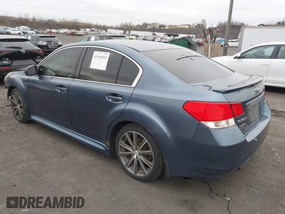 2013 Subaru Legacy 2.5i Sport with VIN 4S3BMBG60D3033698, listed as a IAAI auction lot 41945032 with 130,204 mi miles. Bid and sale history available at carsss.com. Image 3.