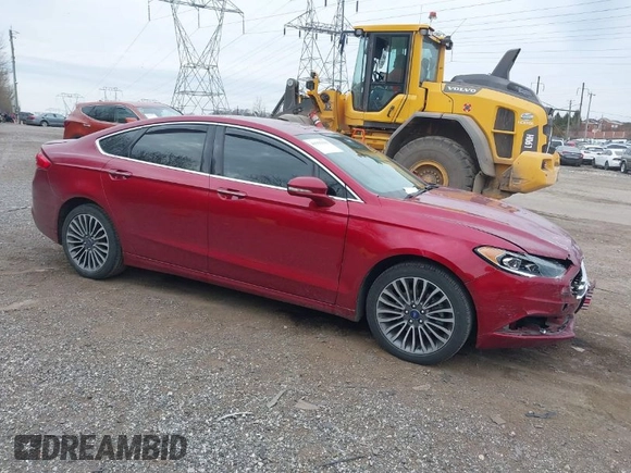 2017 Ford Fusion Titanium with VIN 3FA6P0K96HR211741, listed as a IAAI auction lot 41913350 with 51,707 mi miles. Bid and sale history available at carsss.com. Image 1.