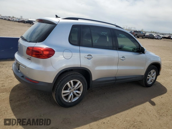 2017 Volkswagen Tiguan S with VIN WVGBV7AX0HK024471, listed as a Copart auction lot 54360875 with 183,469 mi miles and Clean Title. Bid and sale history available at DreamBid. Image 3.