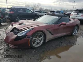 2016 Chevrolet Corvette 2LT with VIN 1G1YD3D71G5126003, listed as a Copart auction lot 83990694 with 79,404 mi miles and Salvage title. Bid and sale history available at DreamBid. Image 1.