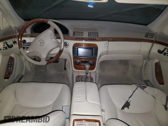 2003 Mercedes-Benz S-Class 4.3L with VIN WDBNG70J33A358287, listed as a Copart auction lot 67197374 with 0 mi miles and Non Repairable. Bid and sale history available at carsss.com. Image 8.