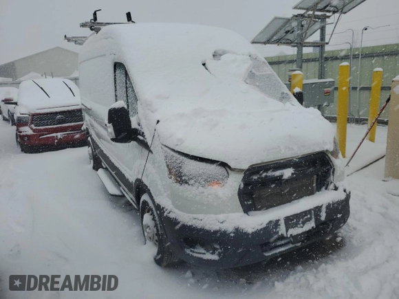 2020 Ford Transit Cargo with VIN 1FTBR2C86LKB45032, listed as a Copart auction lot 86892024 with 186,601 mi miles and Salvage Title. Bid and sale history available at carsss.com. Image 4.