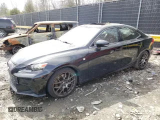 2015 Lexus IS 350 z VIN JTHCE1D25F5008167, wystawiony jako Copart lot #49696125 z przebiegiem 121 377 mil mil oraz Szkoda całkowita • Salvage title. Historia ofert i sprzedaży dostępna na DreamBid. Obrazek 1.