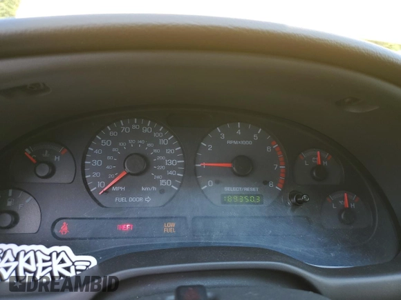 2002 Ford Mustang GT Deluxe with VIN 1FAFP42X72F136641, listed as a Copart auction lot 59294015 with 189,350 mi miles and Salvage title. Bid and sale history available at DreamBid. Image 9.