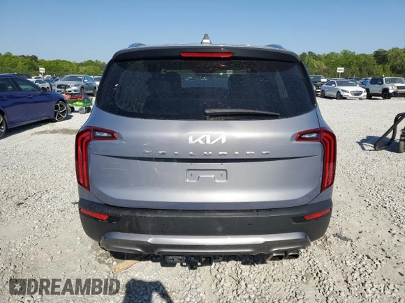2022 Kia Telluride EX with VIN 5XYP34HC5NG225236, listed as a Copart auction lot 53256765 with 82,375 mi miles and Salvage title. Bid and sale history available at DreamBid. Image 6.