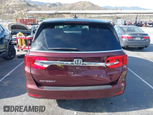 2018 Honda Odyssey EX z VIN 5FNRL6H54JB052364, wystawiony jako IAAI lot #42488415 z przebiegiem 96 971 mil mil oraz . Historia ofert i sprzedaży dostępna na DreamBid. Obrazek 16.