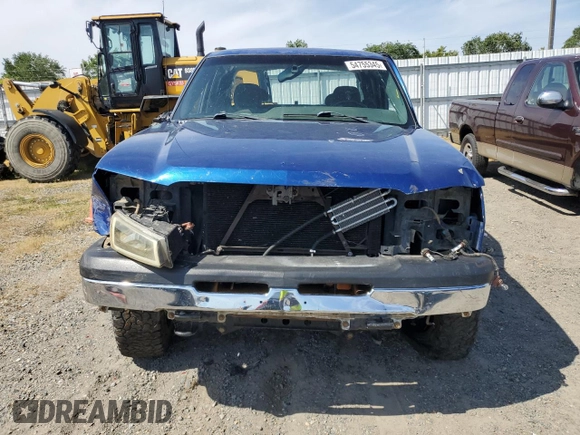 2004 Chevrolet Silverado 1500 Z71 with VIN 2GCEK19TX41205662, listed as a Copart auction lot 54755345 with 228,902 mi miles and Salvage Title. Bid and sale history available at DreamBid. Image 5.