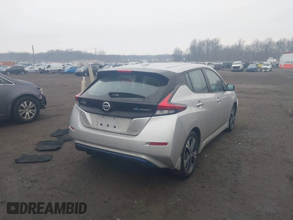 2019 Nissan LEAF SV z VIN 1N4AZ1CP2KC321523, wystawiony jako IAAI lot #41457178 z przebiegiem 28 146 mil mil oraz . Historia ofert i sprzedaży dostępna na DreamBid. Obrazek 4.