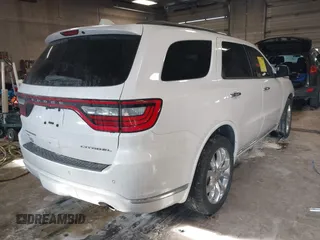 2017 Dodge Durango Citadel with VIN 1C4RDJEGXHC652853, listed as a IAAI auction lot 41631921 with 110,427 mi miles and . Bid and sale history available at carsss.com. Image 4.