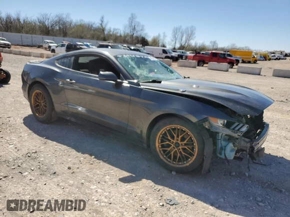 2015 Ford Mustang V6 with VIN 1FA6P8AM2F5329841, listed as a Copart auction lot 49534205 with 137,188 mi miles and Salvage title. Bid and sale history available at DreamBid. Image 4.