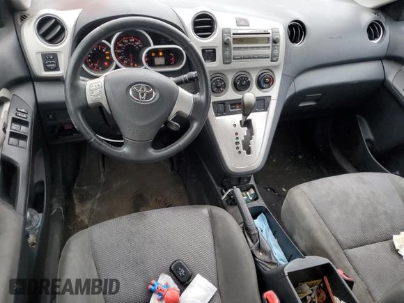 2010 Toyota Matrix S with VIN 2T1LE4EE5AC015093, listed as a Copart auction lot 57902535 with 131,300 mi miles and Salvage title. Bid and sale history available at DreamBid. Image 8.