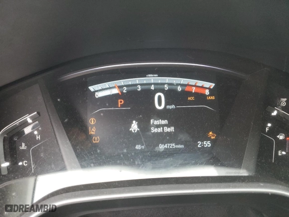 2018 Honda CR-V EX with VIN 2HKRW2H56JH636282, listed as a Copart auction lot 84931754 with 64,725 mi miles and Salvage Title. Bid and sale history available at carsss.com. Image 9.