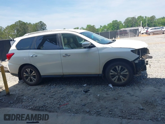 2017 Nissan Pathfinder SV z VIN 5N1DR2MNXHC622572, wystawiony jako IAAI lot #42144228 z przebiegiem 155 262 mil mil oraz . Historia ofert i sprzedaży dostępna na DreamBid. Obrazek 14.