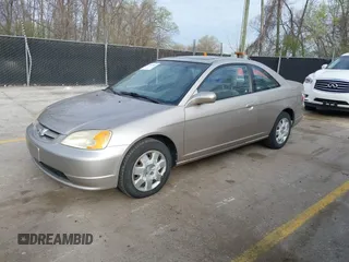 2002 Honda Civic EX with VIN 1HGEM22972L093944, listed as a IAAI auction lot 41893881 with 301,183 mi miles. Bid and sale history available at carsss.com. Image 2.