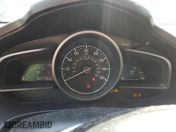2018 Mazda 3 Sport with VIN 3MZBN1U77JM215586, listed as a Copart auction lot 56766805 with 80,779 mi miles and Salvage Title. Bid and sale history available at DreamBid. Image 9.