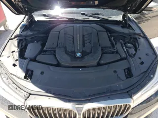 2018 BMW 7 Series M760i xDrive with VIN WBA7H6C51JG614580, listed as a Copart auction lot 65748304 with 46,801 mi miles and Clean Title. Bid and sale history available at carsss.com. Image 11.