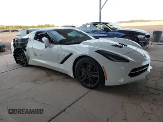 2016 Chevrolet Corvette 2LT with VIN 1G1YD2D7XG5104818, listed as a Copart auction lot 51852795 with 67,286 mi miles and Salvage Title. Bid and sale history available at carsss.com. Image 4.