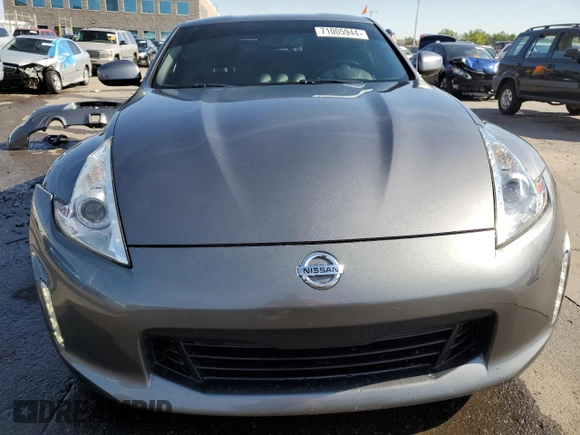 2015 Nissan 370Z with VIN JN1AZ4EH2FM444159, listed as a Copart auction lot 71005944 with 54,063 mi miles and Salvage Title. Bid and sale history available at carsss.com. Image 5.