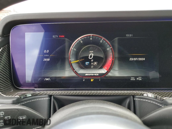 2023 Mercedes-Benz G 63 AMG z VIN W1NYC7HJ3PX477936, wystawiony jako Copart lot #60379704 z przebiegiem 2 858 mil mil oraz Szkoda całkowita • Salvage title. Historia ofert i sprzedaży dostępna na DreamBid. Obrazek 9.