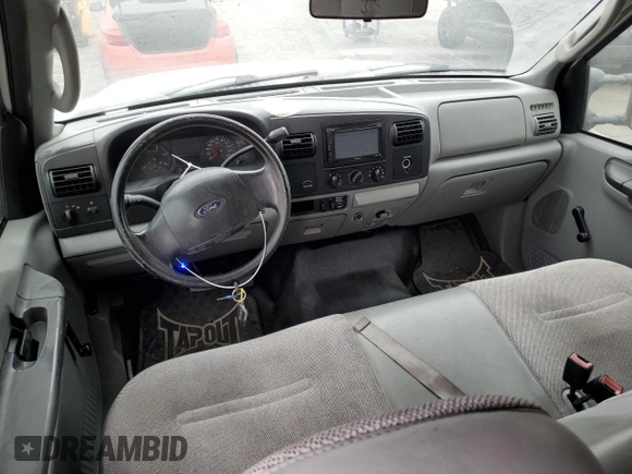 2007 Ford Super Duty F-250 XL with VIN 1FTSW20P57EA93773, listed as a Copart auction lot 74329794 with 275,807 mi miles and Salvage Title. Bid and sale history available at carsss.com. Image 8.