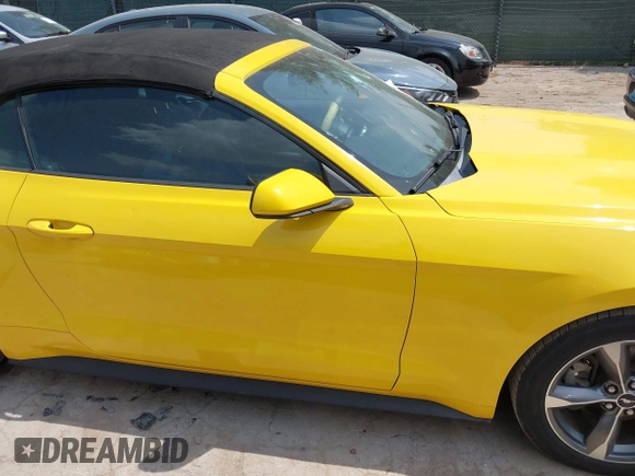 2016 Ford Mustang V6 with VIN 1FATP8EM6G5216232, listed as a IAAI auction lot 41963249 with 58,500 mi miles and . Bid and sale history available at DreamBid. Image 13.