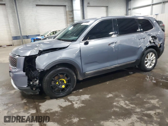 2020 Kia Telluride LX with VIN 5XYP2DHCXLG050143, listed as a Copart auction lot 51328465 with 147,557 mi miles and Salvage Title. Bid and sale history available at carsss.com. Image 1.