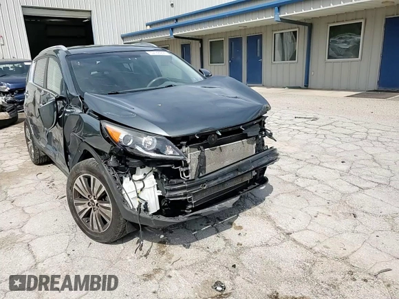 2015 Kia Sportage EX with VIN KNDPCCAC7F7711730, listed as a Copart auction lot 57144895 with 88,661 mi miles and Salvage title. Bid and sale history available at DreamBid. Image 14.