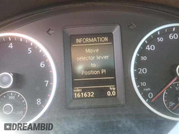 2012 Volkswagen Tiguan S with VIN WVGBV7AX5CW601352, listed as a Copart auction lot 48768155 with 161,632 mi miles and Salvage Title. Bid and sale history available at DreamBid. Image 9.