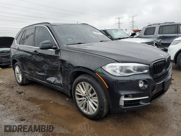 2014 BMW X5 xDrive50i with VIN 5UXKR6C56E0J72600, listed as a Copart auction lot 51280085 with 133,543 mi miles and Salvage Title. Bid and sale history available at carsss.com. Image 4.