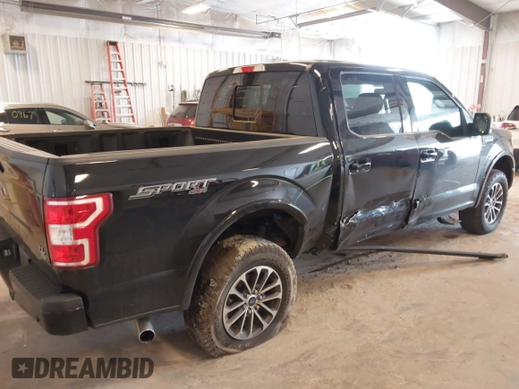 2018 Ford F-150 XL with VIN 1FTEW1EP8JFB43342, listed as a IAAI auction lot 41985525 with 147,839 mi miles and . Bid and sale history available at carsss.com. Image 4.