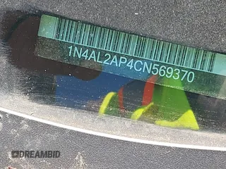 2012 Nissan Altima 2.5 with VIN 1N4AL2AP4CN569370, listed as a IAAI auction lot 40450981 with Not Provided miles and . Bid and sale history available at DreamBid. Image 12.