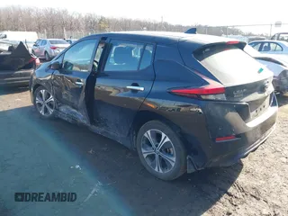 2022 Nissan LEAF SV with VIN 1N4AZ1CV9NC561705, listed as a IAAI auction lot 41465860 with 19,549 mi miles and . Bid and sale history available at DreamBid. Image 3.