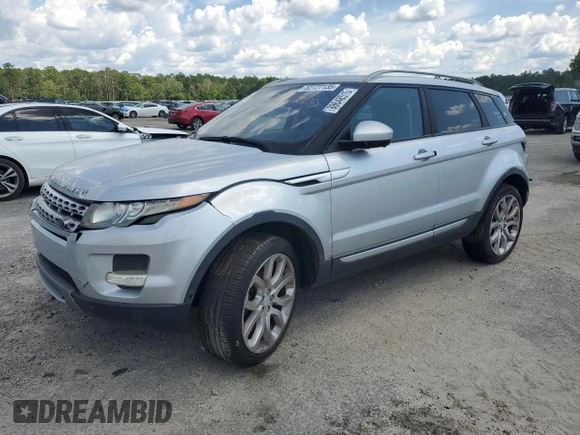 2015 Land Rover Range Rover Evoque Prestige with VIN SALVV2BGXFH076339, listed as a Copart auction lot 62727135 with Not provided miles and Salvage title. Bid and sale history available at DreamBid. Image 1.