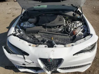 2023 Alfa Romeo Giulia Veloce with VIN ZARFANBN0P7670975, listed as a Copart auction lot 87671475 with 33,095 mi miles and Non repairable. Bid and sale history available at DreamBid. Image 11.
