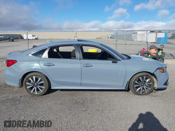 2023 Honda Civic Sedan EX with VIN 2HGFE1F72PH322006, listed as a IAAI auction lot 41785227 with 1 mi miles. Bid and sale history available at carsss.com. Image 13.