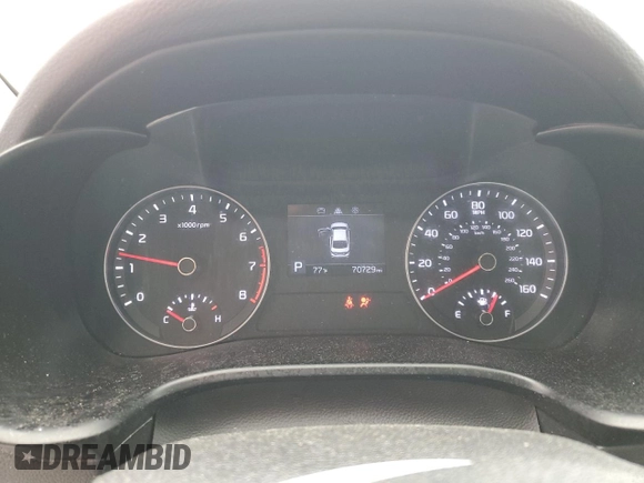 2019 Kia Forte LXS with VIN 3KPF24AD5KE092228, listed as a Copart auction lot 54747715 with 70,729 mi miles and Salvage title. Bid and sale history available at DreamBid. Image 9.