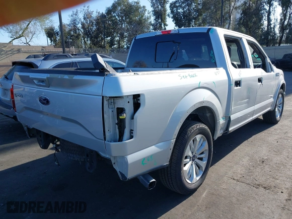 2016 Ford F-150 XL with VIN 1FTEW1CG5GKF52465, listed as a IAAI auction lot 41968656 with 60,093 mi miles and . Bid and sale history available at DreamBid. Image 4.