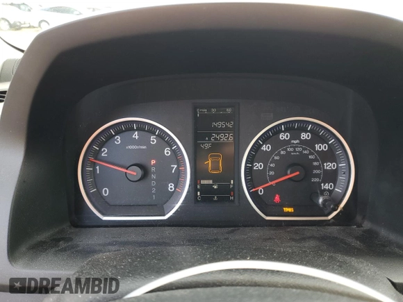 2007 Honda CR-V EX with VIN JHLRE38507C001669, listed as a Copart auction lot 49075725 with 149,542 mi miles and Salvage Title. Bid and sale history available at carsss.com. Image 9.